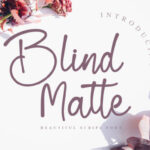 Blind Matte Script Font - Featured Image