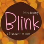 Blink Font - Featured Image
