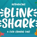 Blink Shark Font - Featured Image