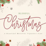 Blissful Christmas Font - Featured Image