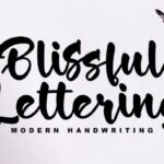 Blissful Lettering Font - Featured Image