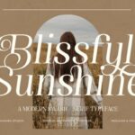 Blissful Sunshine Font - Featured Image