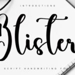 Blister Font - Featured Image