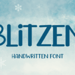 Blitzen Font - Featured Image