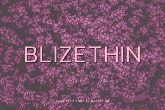 Blizethin Font - Featured Image