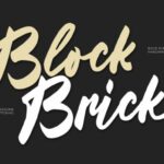 Block Brick Font - Featured Image