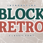 Block Retro Font - Featured Image
