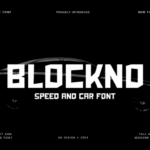 Blockno Font - Featured Image