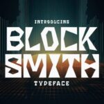 Blocksmith Font - Featured Image
