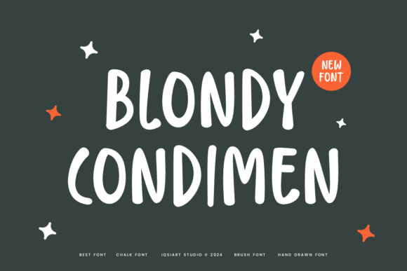 Blondy Condimen Font - Featured Image