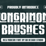 Blongrimond Brushes Font - Featured Image