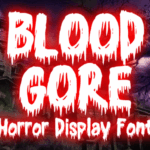 Blood Gore Font - Featured Image