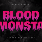 Blood Monsta Font - Featured Image