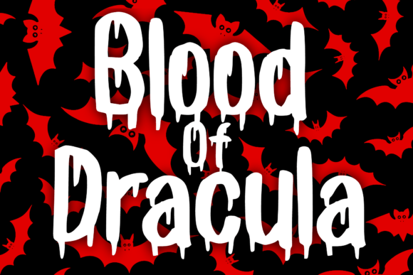 Blood of Dracula Font - Featured Image