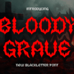 Bloody Grave Font - Featured Image