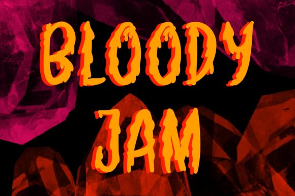 Bloody Jam Font - Featured Image