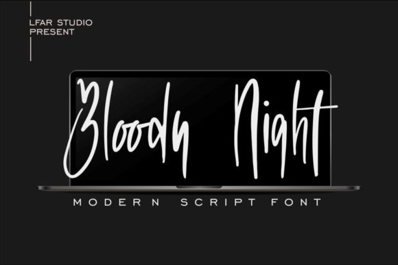 Bloody Night Font - Featured Image