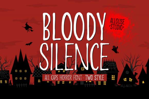 Bloody Silence Font - Featured Image