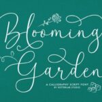 Blooming Garden Font - Featured Image