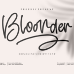 Bloonder Font - Featured Image