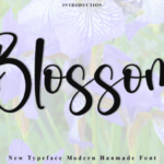 Blossom Font - Featured Image