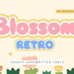 Blossom Retro Font - Featured Image