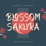 Blossom Sakura Font - Featured Image