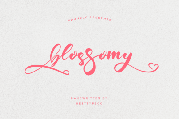 Blossomy Font - Featured Image