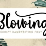 Blowing Font - Featured Image