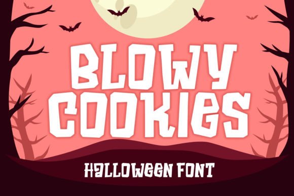 Blowy Cookies Font - Featured Image