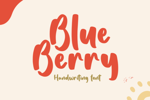 Blue Berry Font - Featured Image