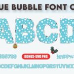 Blue Bubble Font - Featured Image