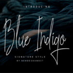 Blue Indigo Font - Featured Image