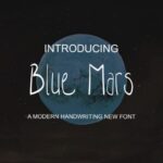 Blue Mars Font - Featured Image