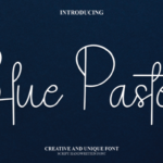Blue Pastel Font - Featured Image