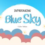 Blue Sky Font - Featured Image