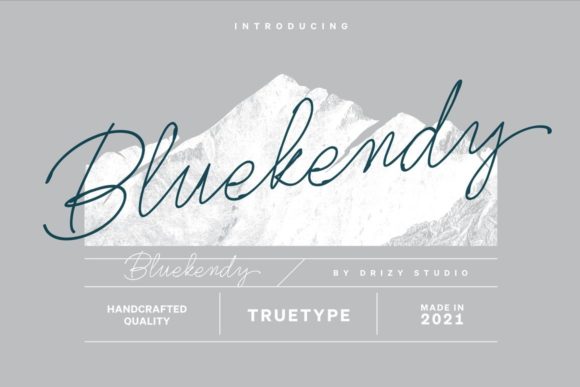 Bluekendy Font - Featured Image