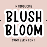 Blush Bloom Font - Featured Image