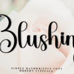 Blushing Font - Featured Image