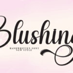 Blushing Font - Featured Image