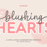 Blushing Hearts Duo Font - Featured Image