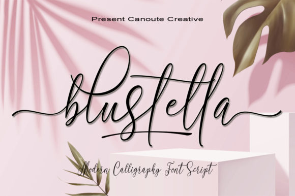 Blustella Font - Featured Image