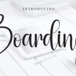 Boarding Font - Featured Image