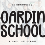 Boarding School Font - Featured Image