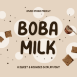 Boba Milk Font - Featured Image
