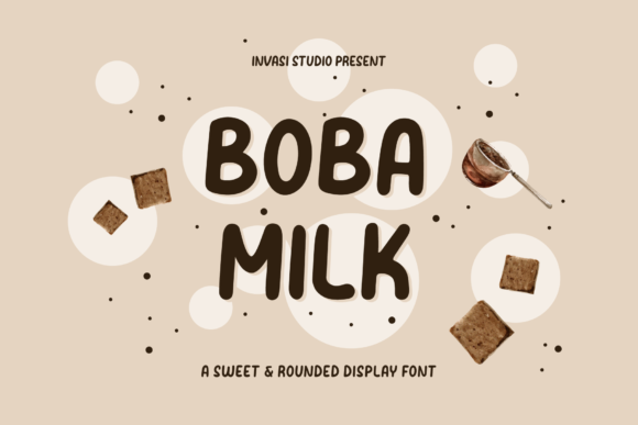 Boba Milk Font - Featured Image