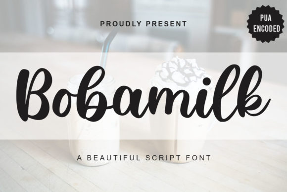 Bobamilk Font - Featured Image