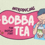 Bobba Tea Font - Featured Image
