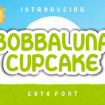 Bobbaluna Cupcake Font - Featured Image
