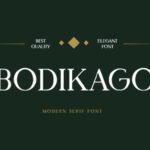 Bodikago Font - Featured Image